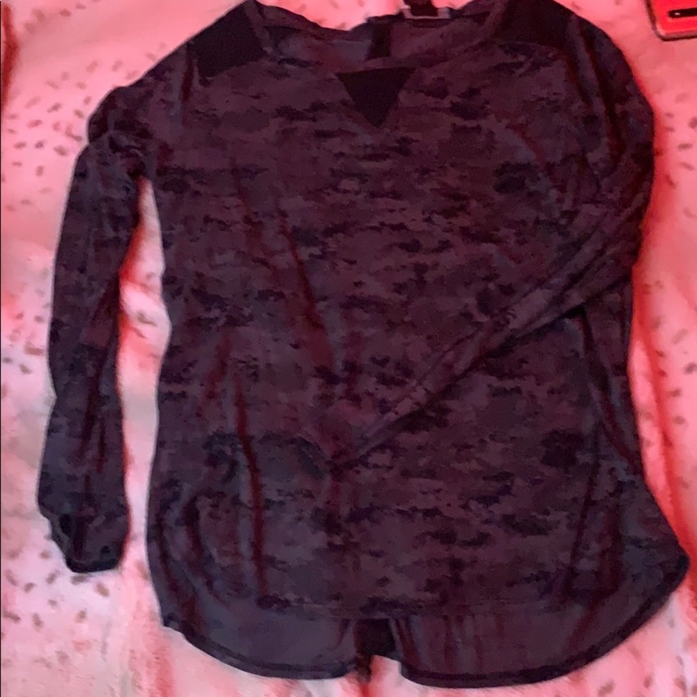 Black long sleeve w/ buttons